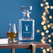 Personalised Classic Square Stag Decanter additional 1