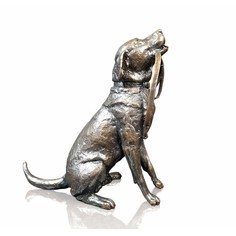 Medium Labrador with Lead Bronze Sculpture