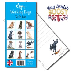 Bryn Parry Working Dogs Magnetic To Do List