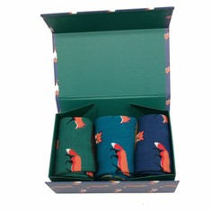 Men's Fox Socks Gift Box (Set of 3)