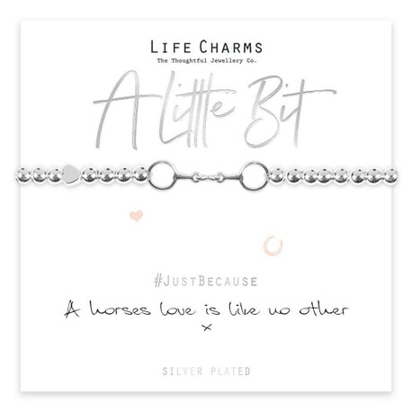 "A Horse's Love Is Like No Other" Life Charms Bracelet