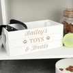 Personalised Pets White Wooden Crate additional 1