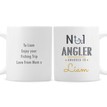 Personalised No.1 Angler Mug additional 2