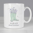 Personalised Floral Wellies Mug additional 1