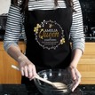 Personalised Queen Bee Black Apron additional 4