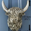 Highland Cow Door Knocker - Copper additional 4