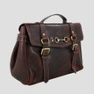 Grays Emma Satchel Handbag in Natural Leather Brown additional 4