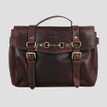 Grays Emma Satchel Handbag in Natural Leather Brown additional 1