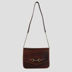 Grays Emma Evening Bag in Natural Leather Brown