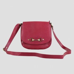 Jennifer Snaffle Leather Handbag Pink