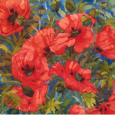 Mary Ann Rogers Limited Edition Oriental Poppies Print