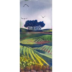 Mary Ann Rogers Limited Edition Ridge and Furrow Print
