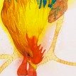 Mary Ann Rogers Limited Edition "Peck" Cockerel Print additional 2