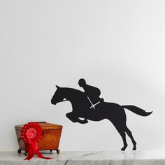 Show Jumper Wagging Tail Wall Clock