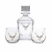 The Just Slate Company Decanter & Glass Set - Stag Prince additional 1