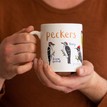 Sarah Edmonds Peckers Ceramic Bird Mug additional 1