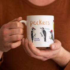Sarah Edmonds Peckers Ceramic Bird Mug
