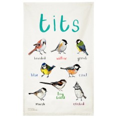 Sarah Edmonds Tits Tea Towel