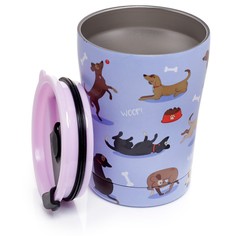 Stainless Steel Insulated Food & Drinks Cup - Catch Patch Dog
