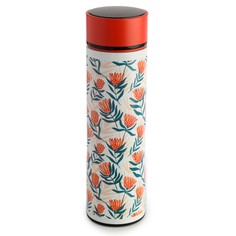 Stainless Steel Hot & Cold Insulated Drinks Bottle Digital Thermometer - Peony