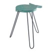 Wooden Fish Design Plant Stand - Turquoise additional 3