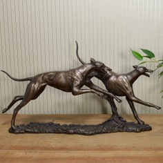 "The Winner" Greyhound Cold Cast Bronze by David Geenty