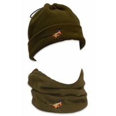 Standing Pheasant Fleece Neckwarmer/Hat