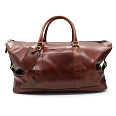 Hicks and Hide Travel Bag in Cognac