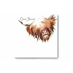 Sticky Notepad - Highland Cow