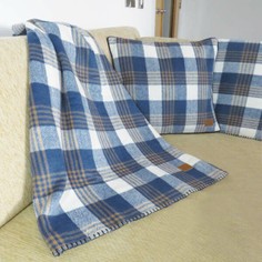 Celtic Weavers Tweed Lap Blanket - Blue