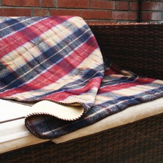 Country Lodge Tweed Lap Blanket - Red