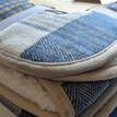 Celtic Weavers Blue Tweed Blanket/Throw additional 2