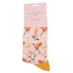 Ladies Dusky Pink Pheasants and Flowers Socks additional 2