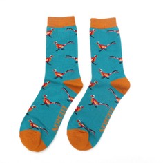 Men's Pheasant Socks - Teal