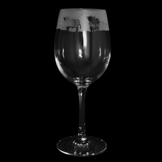 Animo Highland Cow Wine Glass
