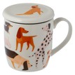 Porcelain Mug & Infuser Set - Bark Dog additional 1