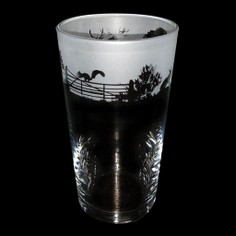 Animo Glass Woodland Scene Beer Glass