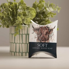Meg Hawkins 'SOFT' Highland Cow Design Soap