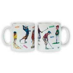 Golf Mug by Bryn Parry