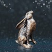 Richard Cooper Limited Edition Small Hare Moon Gazing Bronze Sculpture additional 1