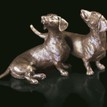 Richard Cooper Limited Edition Dachshund Pair Bronze Sculpture additional 1