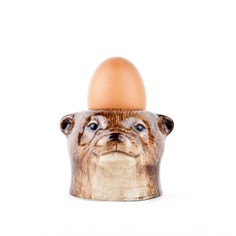 Quail Ceramics Otter Face Egg Cup