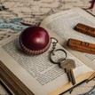 Culinary Concepts Leather Cricket Ball Keyring additional 1