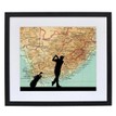 Personalised Golf Map Print additional 1