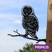 Metal Owl Tree Silhouette Garden Ornament additional 1
