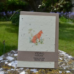 Fox Plantable Wildflower Seed Card