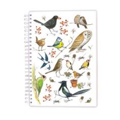 Bird Sketches A5 Notebook
