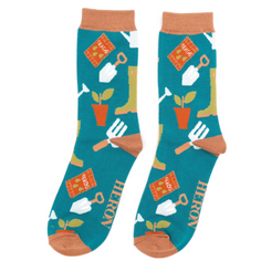 Men’s Gardening Gear Teal Socks