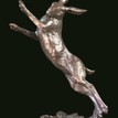Richard Cooper Limited Edition Medium Hare Boxing Bronze Sculpture additional 1