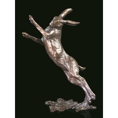 Richard Cooper Limited Edition Medium Hare Boxing Bronze Sculpture